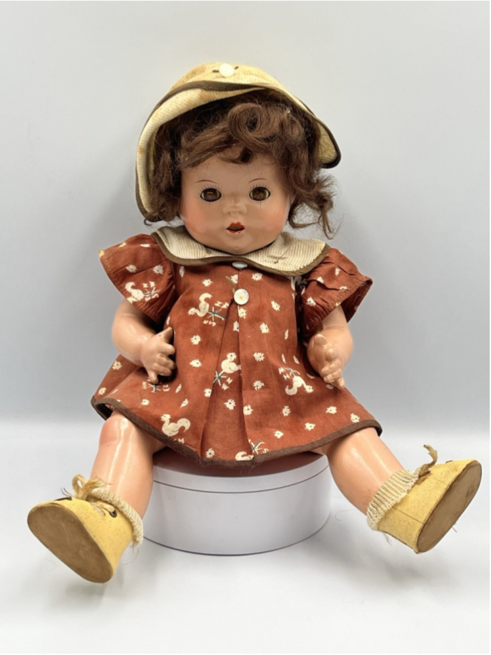 Antique Dream Baby Doll Compo Jointed ORIGINAL OUTFIT FULL OUTFIT VERY RARE SEE